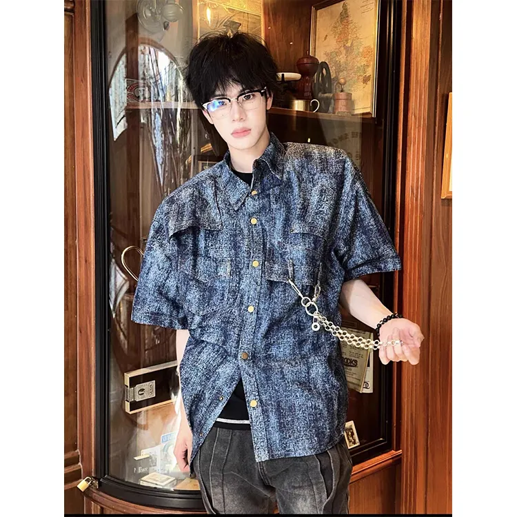 CORNILOT Shirts Unisex Space Blue-3