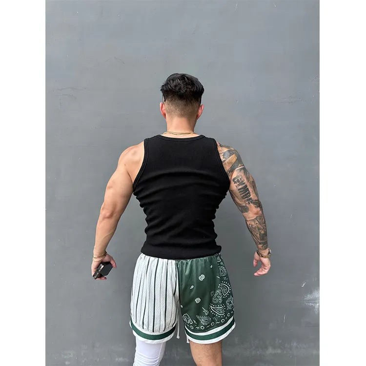 ROSECREED Fashion Minimalist Style Sleeveless Sports Shirt Unisex-3