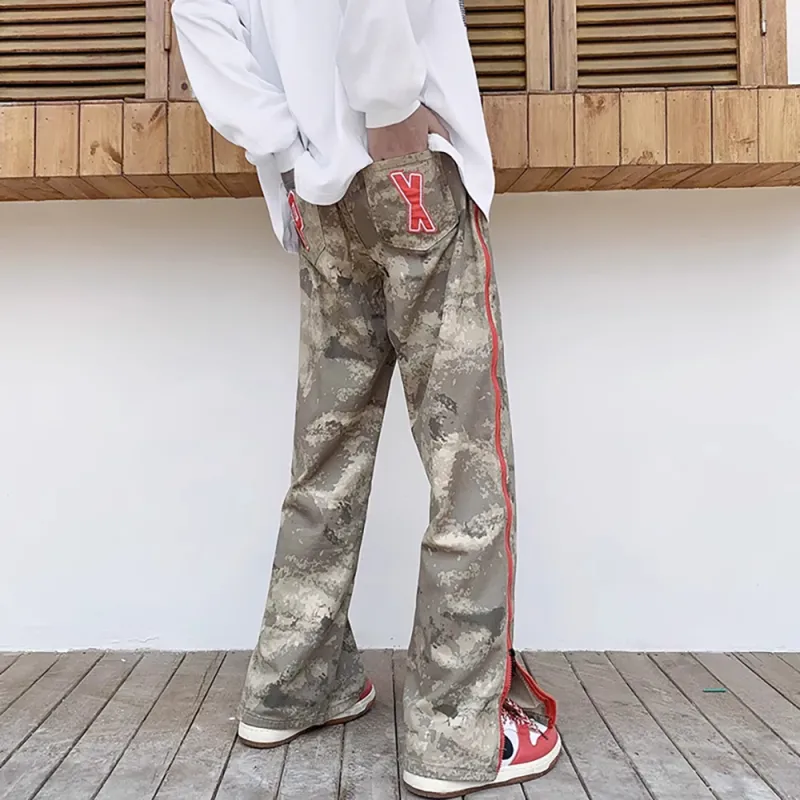 CORNILOT Casual Pants Unisex Camouflage-1