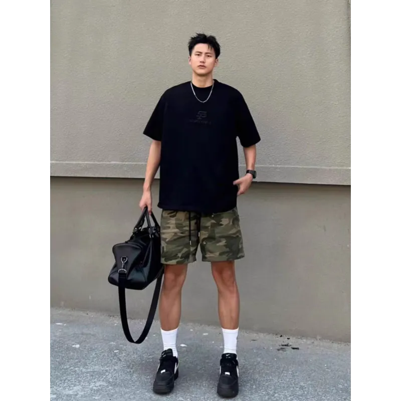 CORNILOT Denim Shorts Unisex Premium Camouflage-4