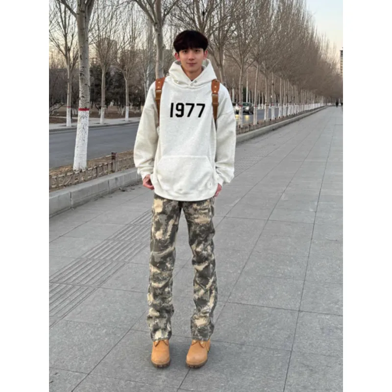 CORNILOT Cargo Pants Unisex Camouflage-6