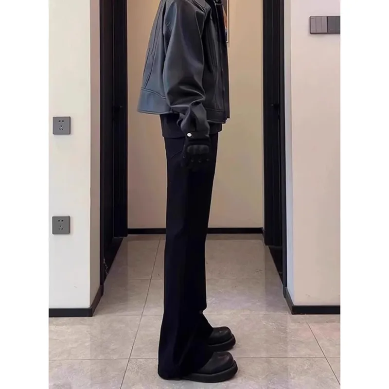 CORNILOT Casual Pants Unisex Black-3