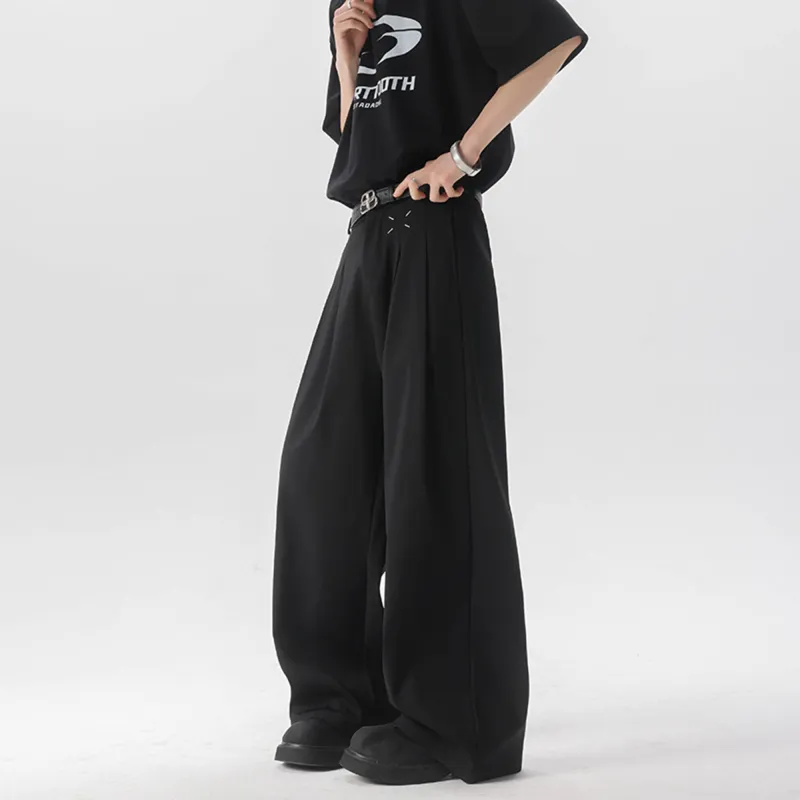 CORNILOT Casual Pants Unisex Black-3