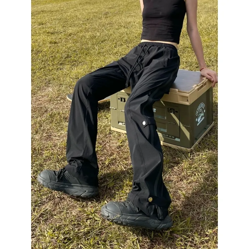 CORNILOT Casual Pants Unisex Black-7