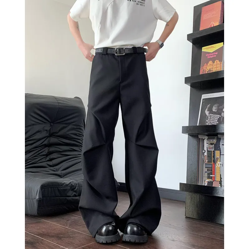 CORNILOT Casual Pants Unisex Black-2