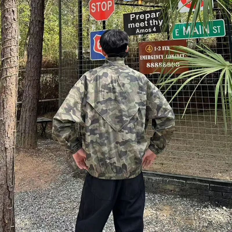 CORNILOT Jackets & Coats Unisex Green Camouflage-1