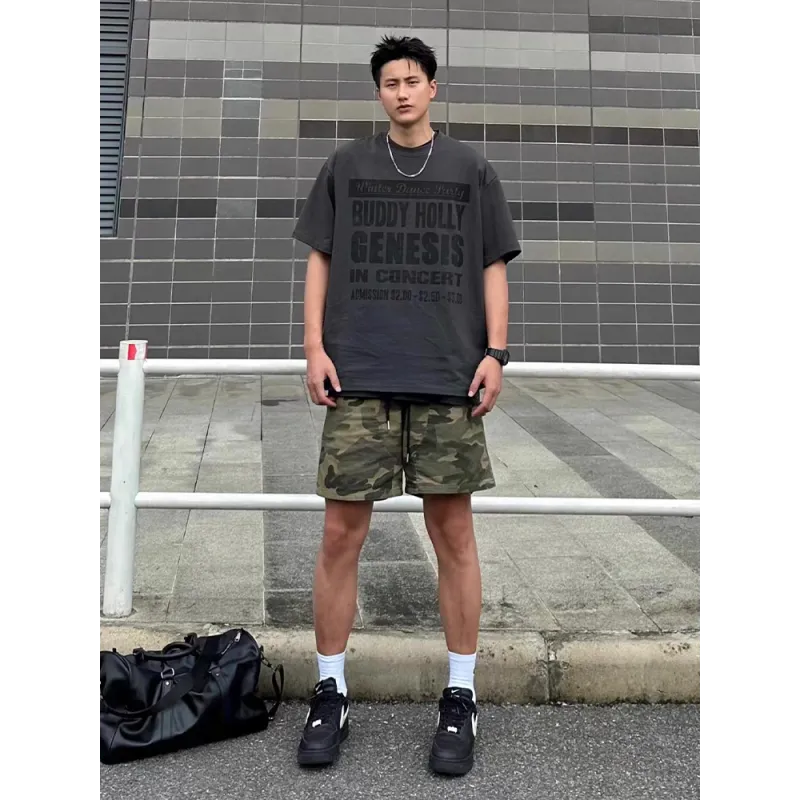 CORNILOT Denim Shorts Unisex Premium Camouflage-2