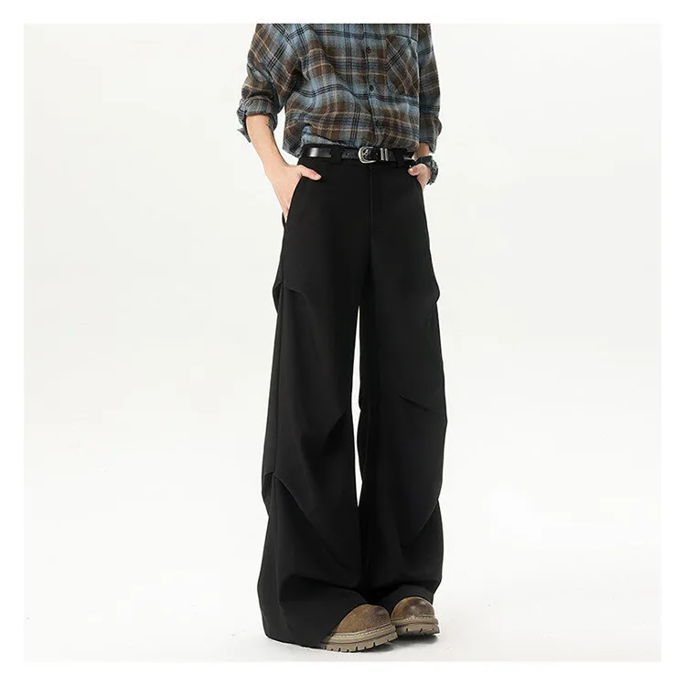 CORNILOT Casual Pants Unisex Black-1