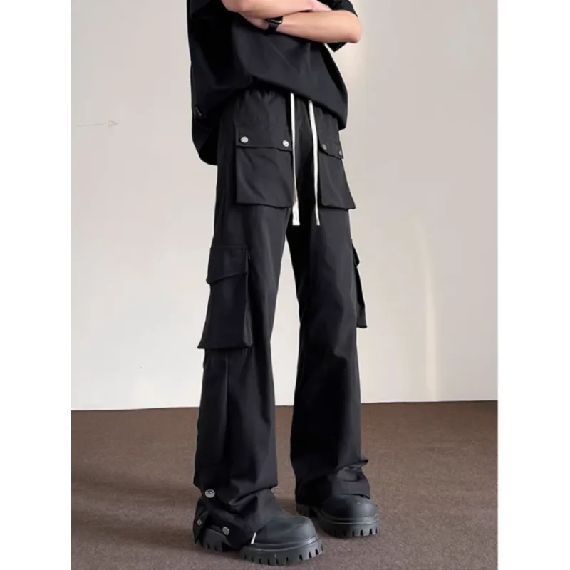CORNILOT Casual Pants Unisex Black-3