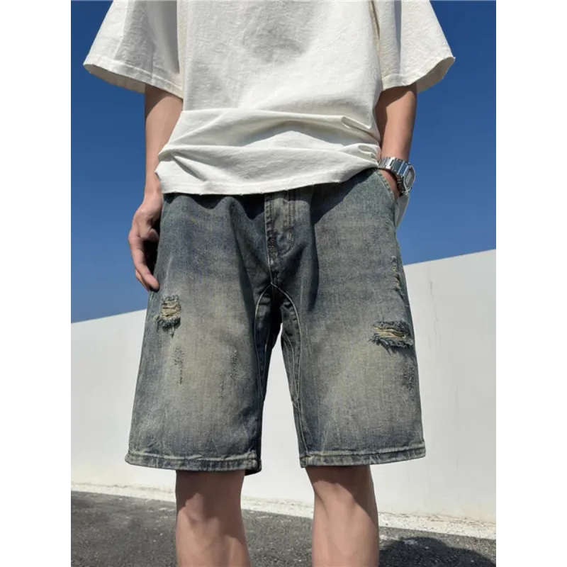 CORNILOT Denim Shorts Unisex Premium Blue-4