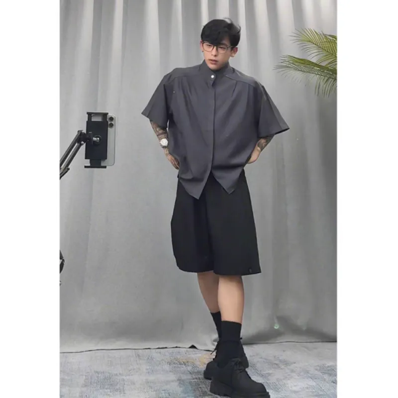 CORNILOT Casual Shorts Unisex Phantom Black-4