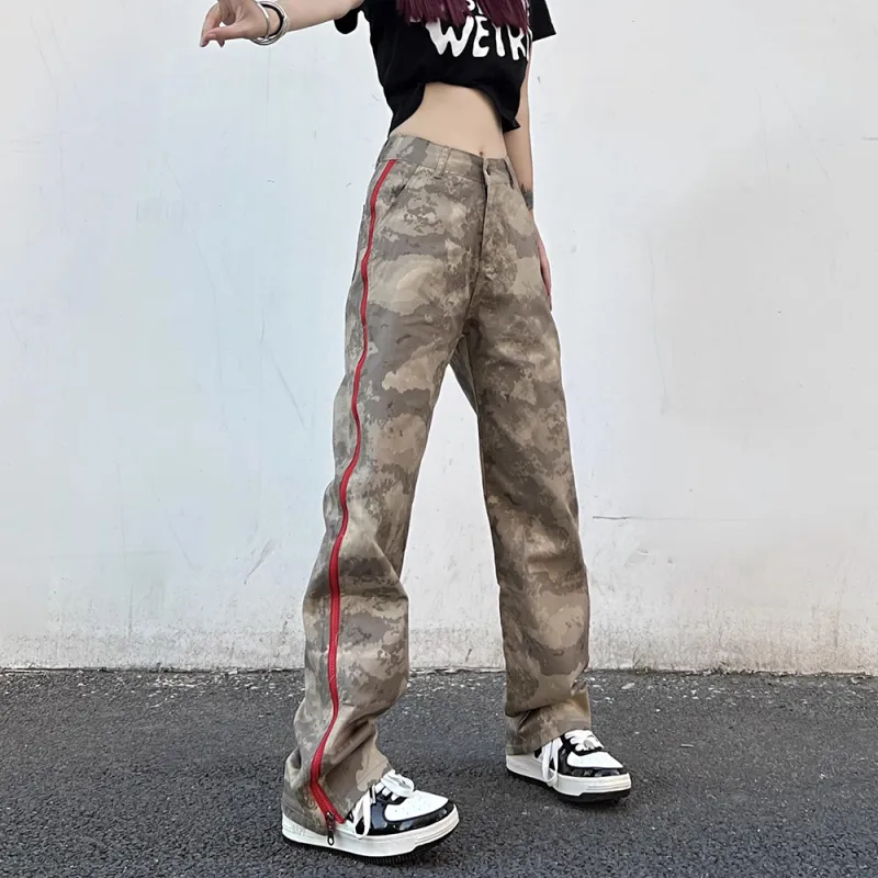 CORNILOT Casual Pants Unisex Camouflage-1