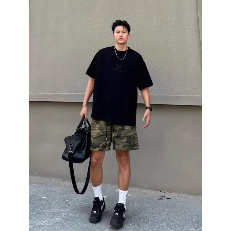 CORNILOT Denim Shorts Unisex Premium Camouflage-5