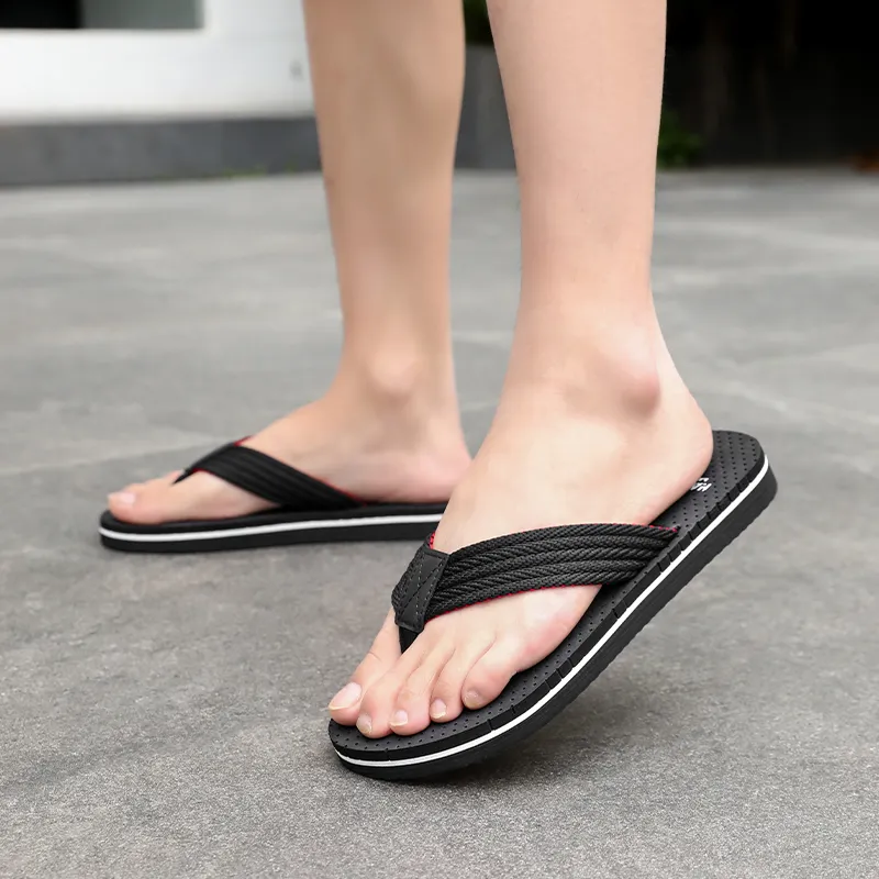 BOLE Rubber Sole Abrasion Resistant Slip Resistant Flip Flops Men's-9