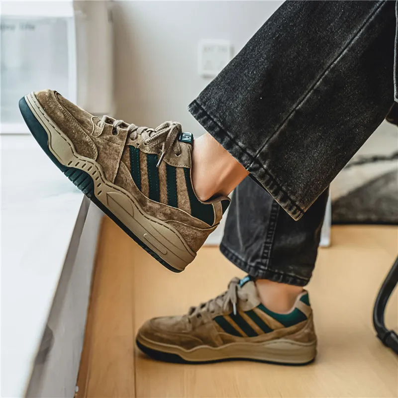 BOLE Anti Slip And Wear Resistant Breathable Low Top Casual Shoes Men's-4