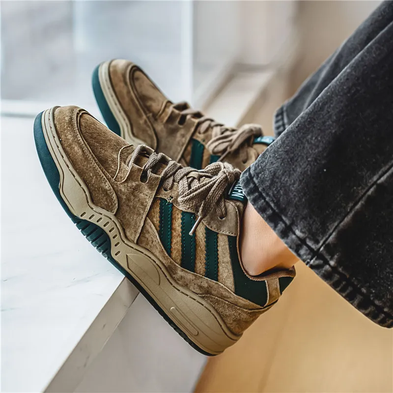 BOLE Anti Slip And Wear Resistant Breathable Low Top Casual Shoes Men's-5
