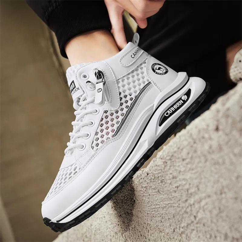 BOLE Cushioning And Breathable High Top Casual Shoes Men's-4