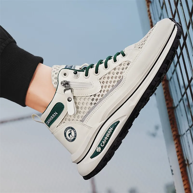 BOLE Cushioning And Breathable High Top Casual Shoes Men's-12