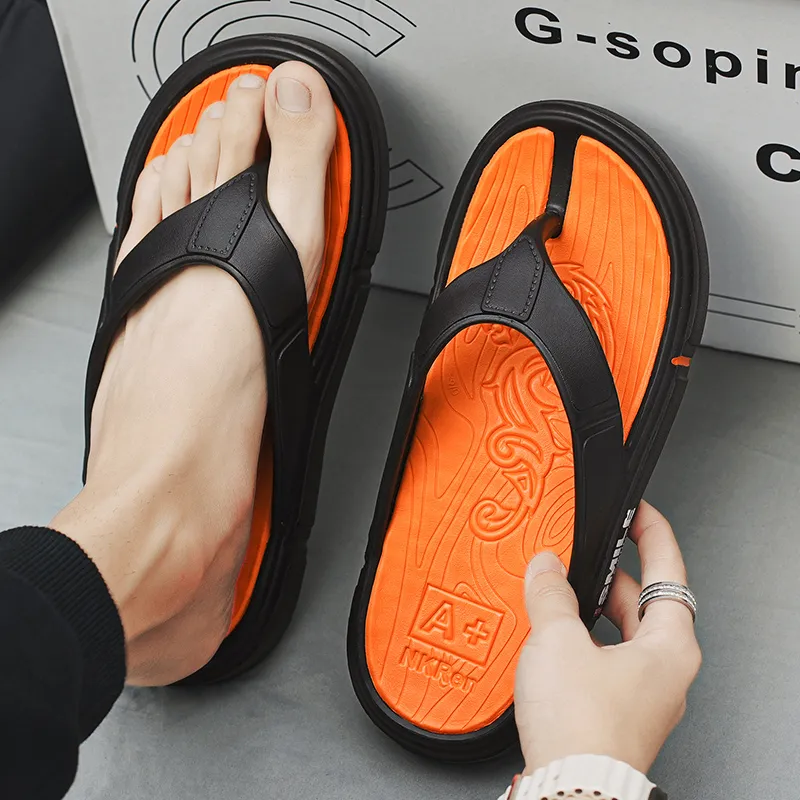BOLE Quiet Abrasion Resistant Flip Flops Men's-5