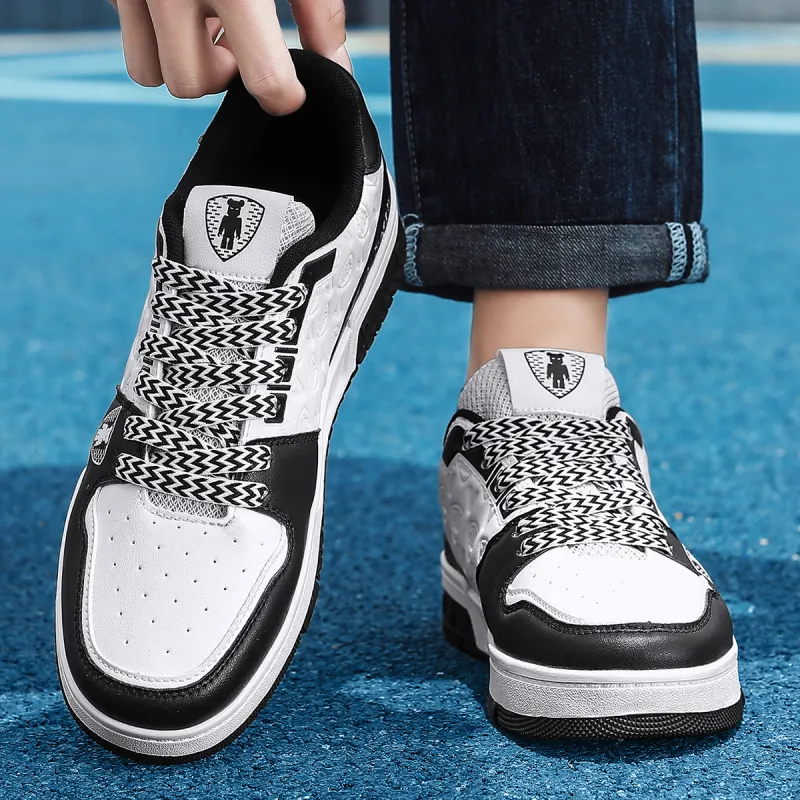 BOLE Anti Slip Wear Resistant Low Top Skateboard Shoes Unisex-11