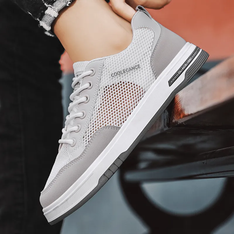 BOLE Skateboard Shoes Men Low Top Black/White/Khaki-7