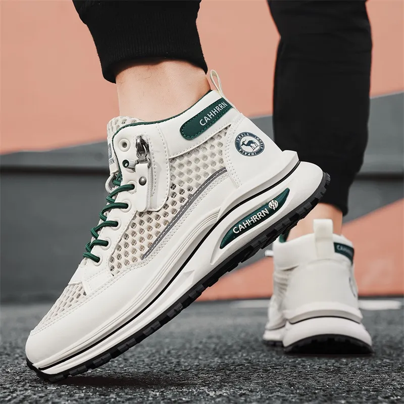 BOLE Cushioning And Breathable High Top Casual Shoes Men's-11