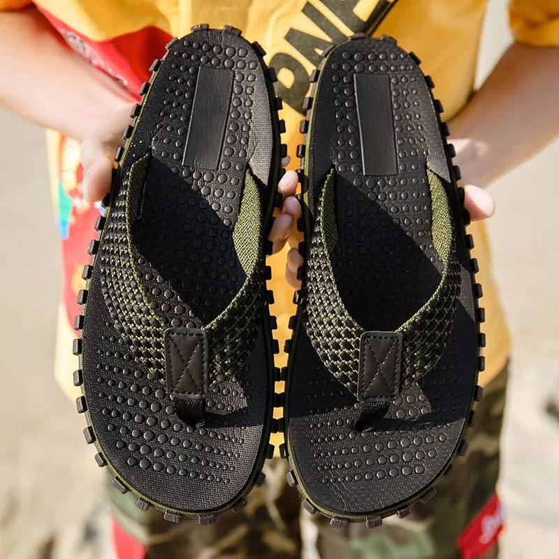 BOLE Quiet, Odor Resistant, Quick Dry Flip Flops Men's-9