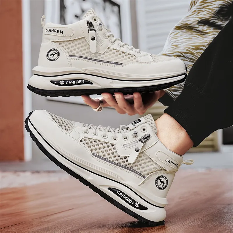 BOLE Cushioning And Breathable High Top Casual Shoes Men's-6
