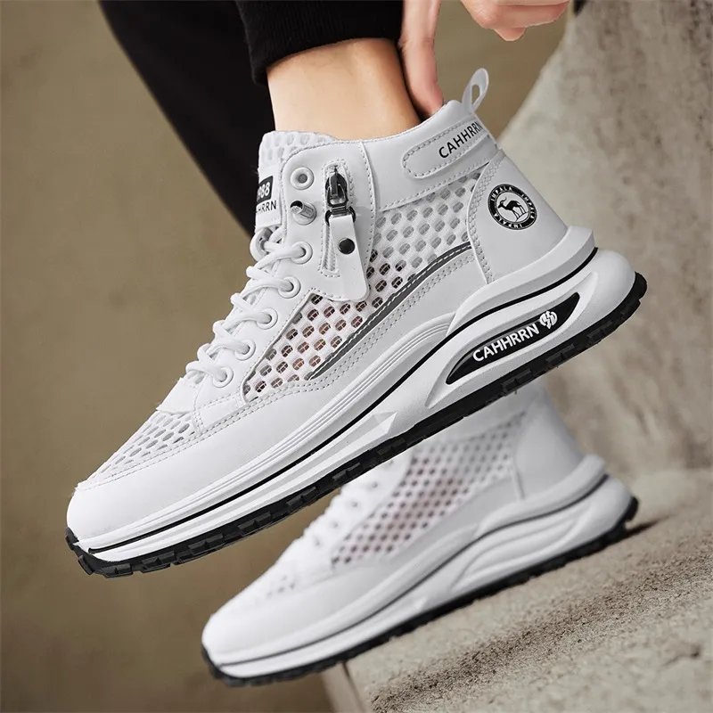 BOLE Cushioning And Breathable High Top Casual Shoes Men's-3