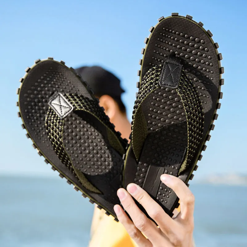 BOLE Quiet, Odor Resistant, Quick Dry Flip Flops Men's-10