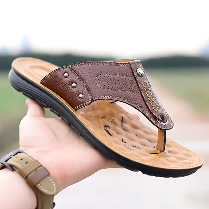 BOLE Abrasion Resistant Slip Resistant Flip Flops Men's-6