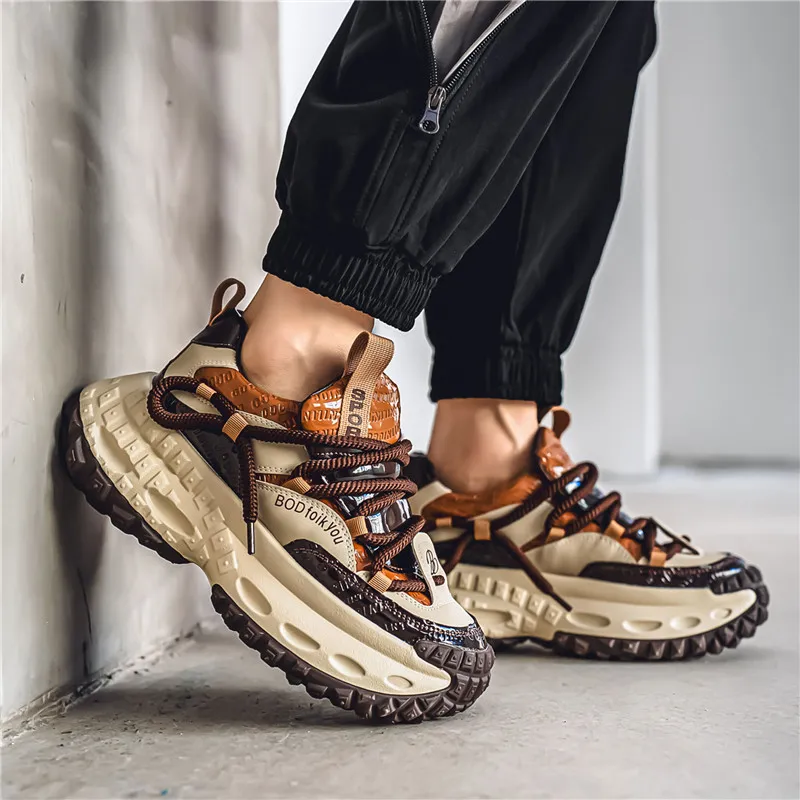 BOLE Shock Absorbers With Slip Resistant And Abrasion Resistant Properties Low Top Casual Shoes Men's-7