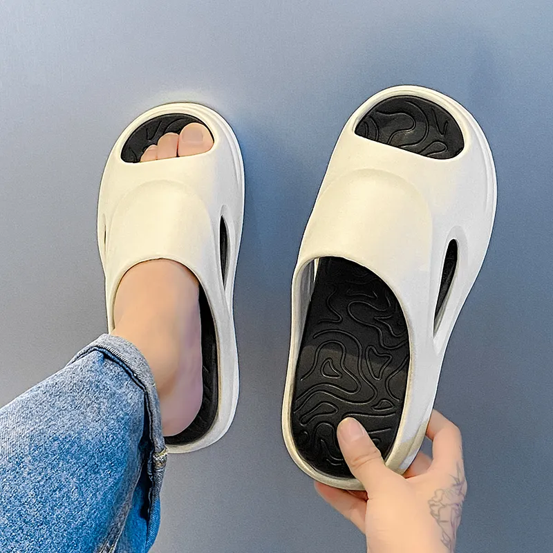 BOLE Quiet Slip Resistant Cushioning Slide Slippers Unisex-2
