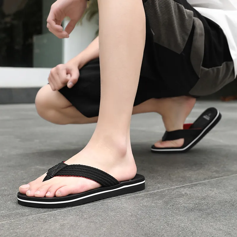 BOLE Abrasion Resistant Slip Resistant Flip Flops Men's-4