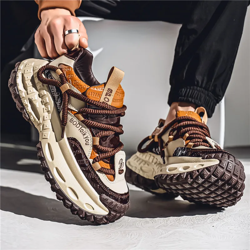 BOLE Shock Absorbers With Slip Resistant And Abrasion Resistant Properties Low Top Casual Shoes Men's-6