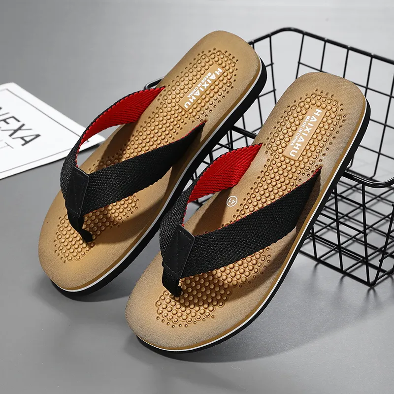 BOLE Abrasion Resistant Slip Resistant Flip Flops Men's-6