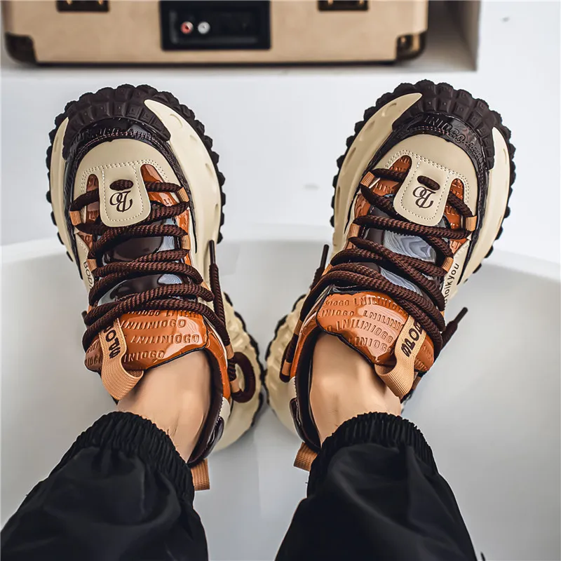 BOLE Shock Absorbers With Slip Resistant And Abrasion Resistant Properties Low Top Casual Shoes Men's-8