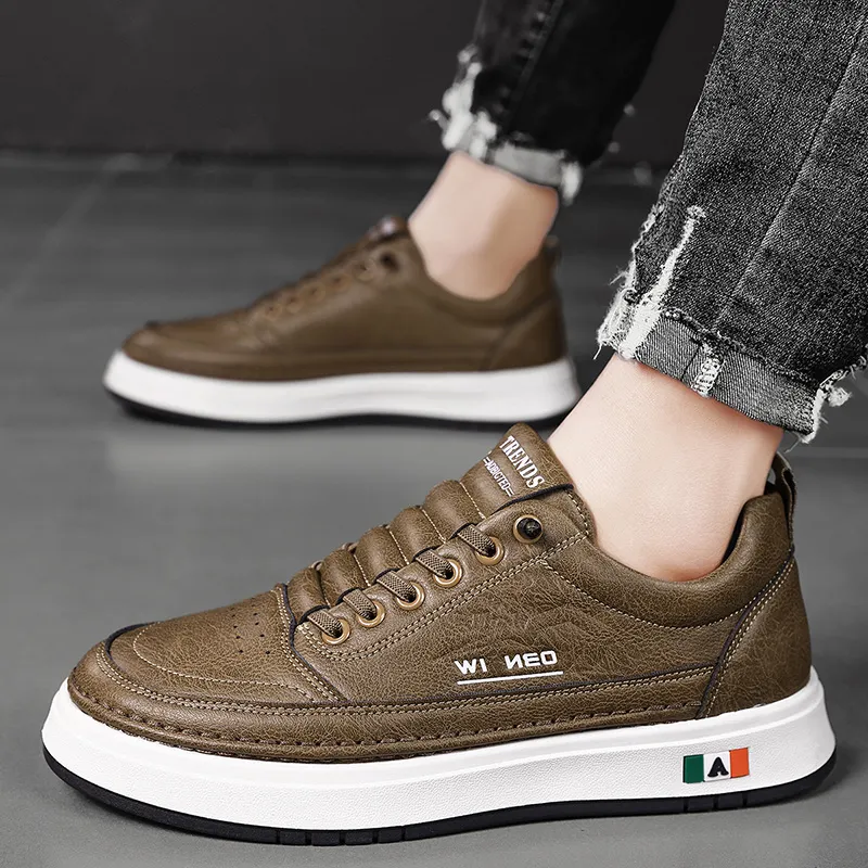BOLE Slip Resistant Waterproof Low Top Outdoor Casual Skateboard Shoes Men's-7
