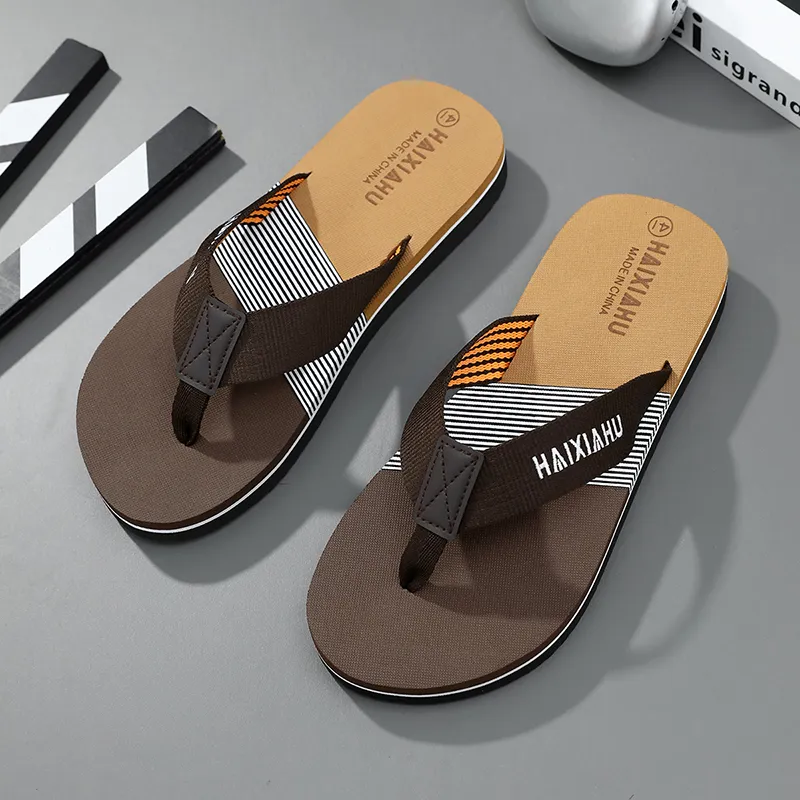 BOLE Rubber Sole Abrasion Resistant Slip Resistant Flip Flops Men's-7