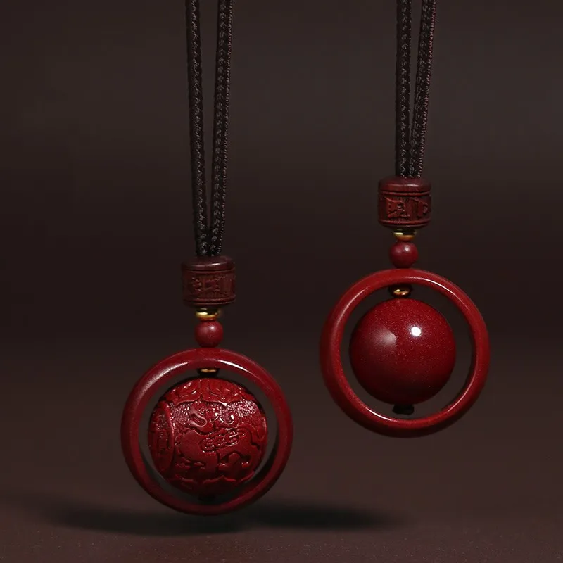 Sweet Kisses Reconstructed Cinnabar Necklaces Unisex-1