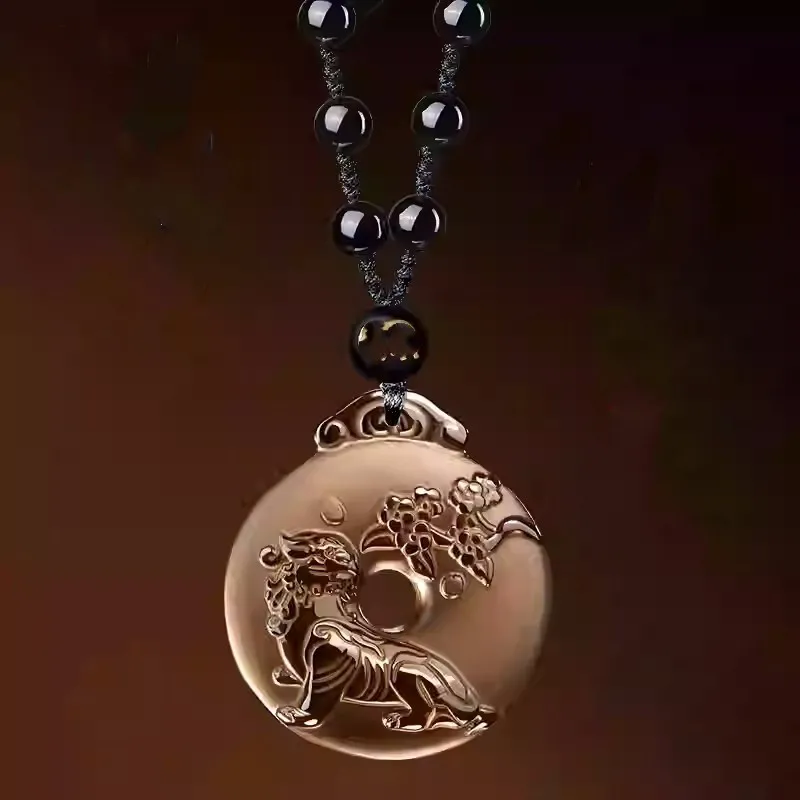 Sweet Kisses Obsidian Necklaces Unisex-1