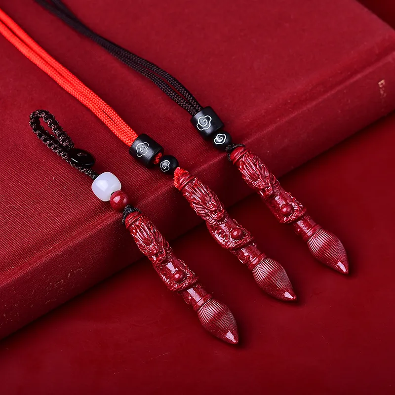 Sweet Kisses Reconstructed Cinnabar Necklaces Unisex-3