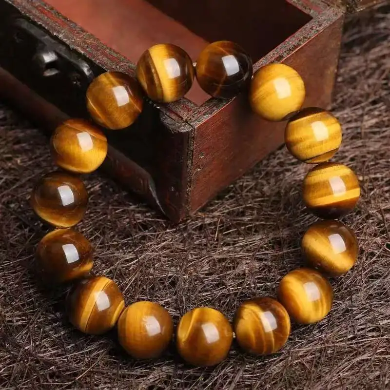 Sweet Kisses Tiger's Eye Stone Jade Bracelets Unisex-1