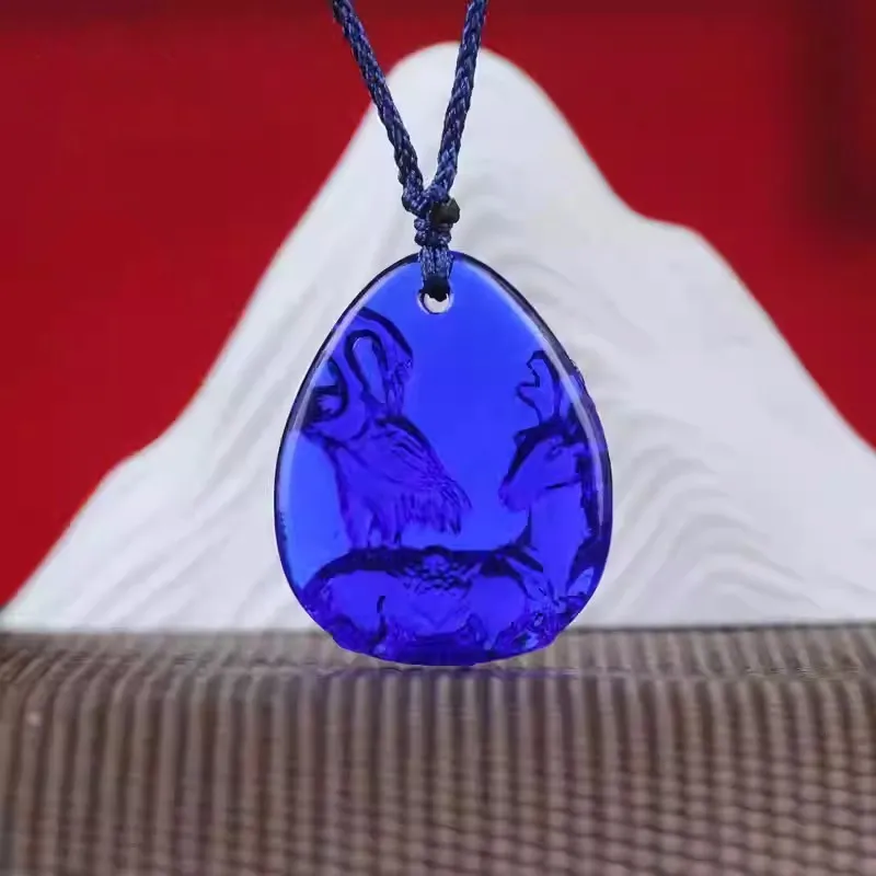 Sweet Kisses Colored Glaze Necklaces Unisex-4