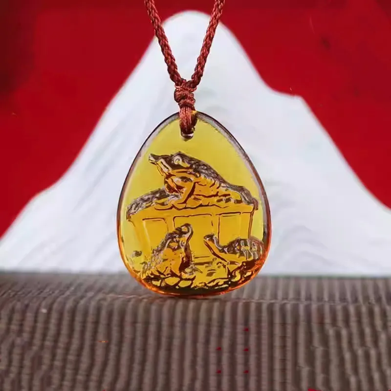Sweet Kisses Colored Glaze Necklaces Unisex-1