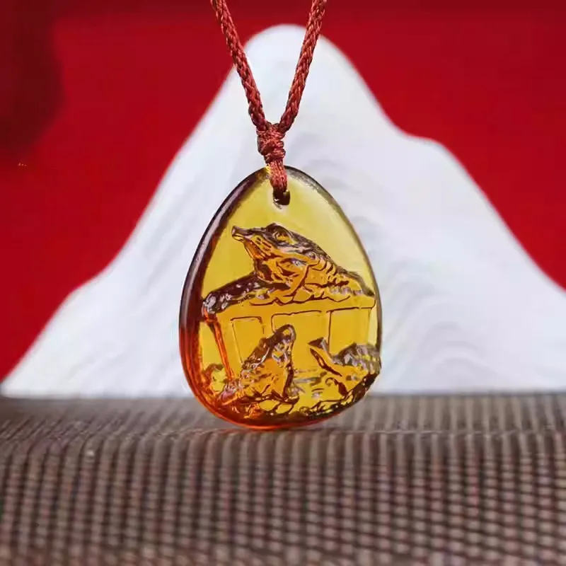 Sweet Kisses Colored Glaze Necklaces Unisex-2