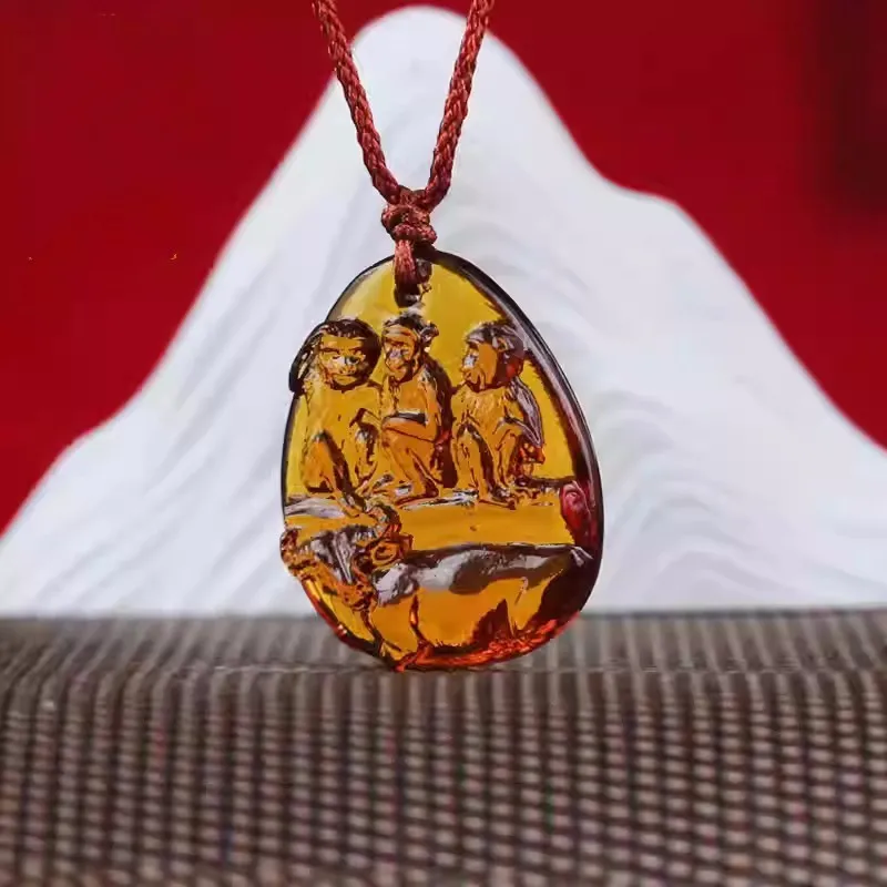 Sweet Kisses Colored Glaze Necklaces Unisex-2