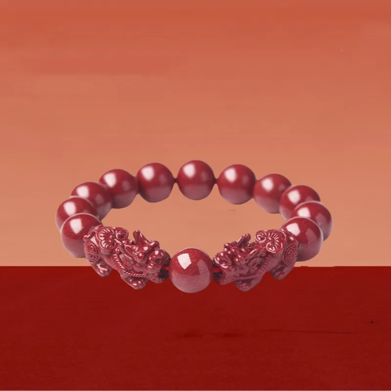 Sweet Kisses Reconstructed Cinnabar Bracelets Unisex-4