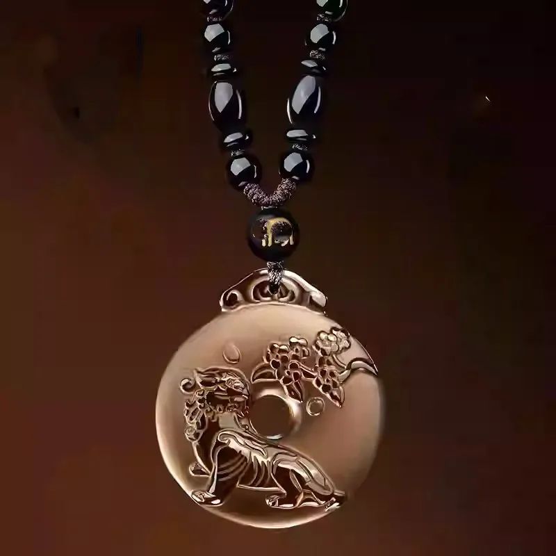 Sweet Kisses Obsidian Necklaces Unisex-4