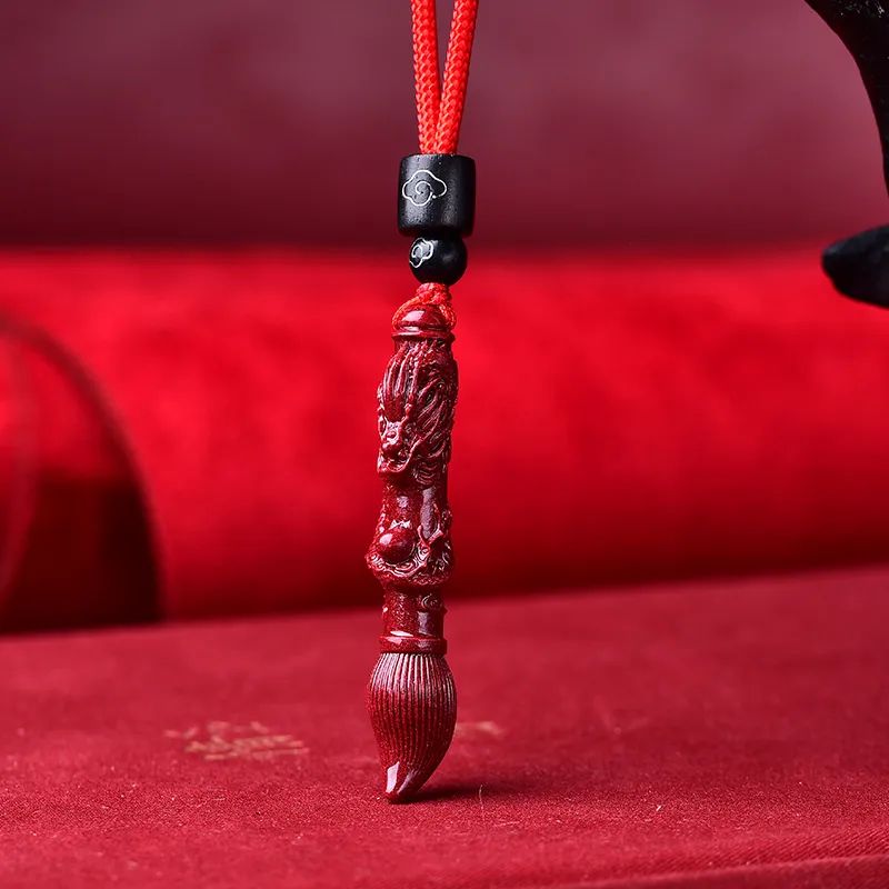 Sweet Kisses Reconstructed Cinnabar Necklaces Unisex-4